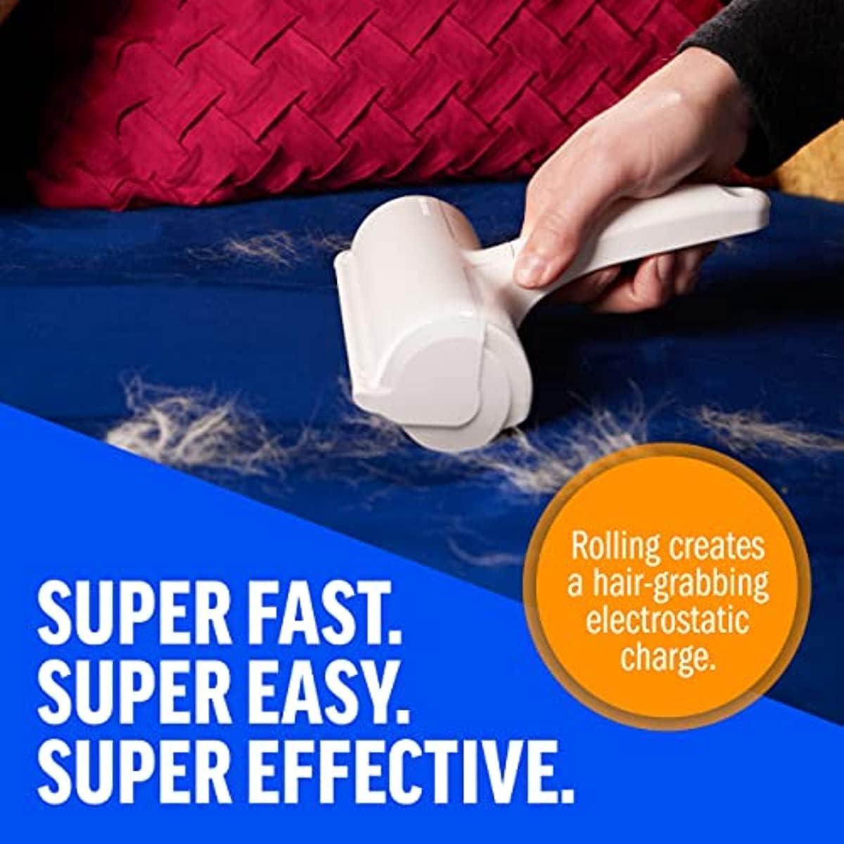 Reusable Pet Hair Remover Lint Roller for Furniture
