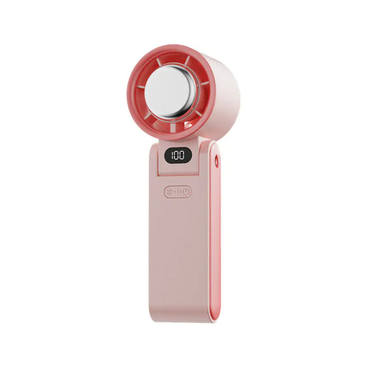 Folding Portable Handheld Ice Compress Digital Fan